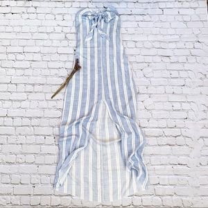 Strapless maxi dress